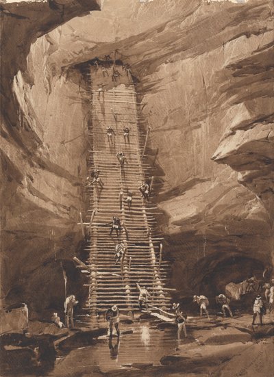 Pozzo a Bolonchen, Yucatan da Frederick Catherwood