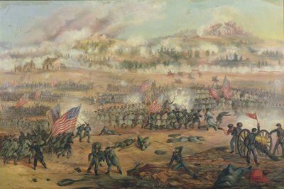 La battaglia di Fredericksburg del 13 dicembre 1862 da Frederick Cavada