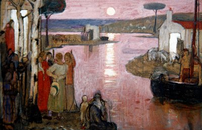 Idillio serale, c.1910 da Frederick Cayley Robinson