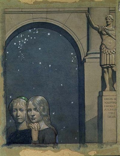 I bambini entrano nel Palazzo del Lusso, probabilmente da 