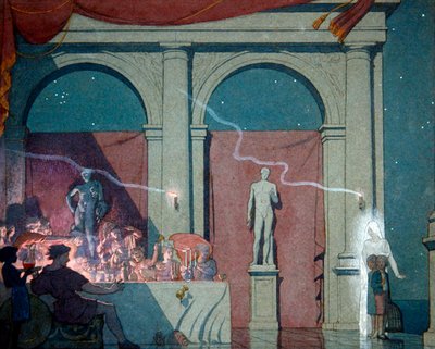 Tyltyl gira il diamante, illustrazione dall