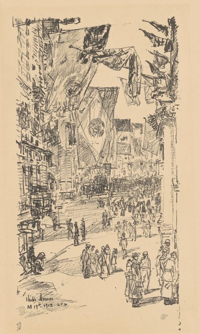 Viale degli Alleati da Frederick Childe Hassam