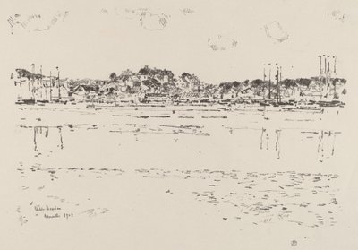 Porto interno, c. 1918 da Frederick Childe Hassam