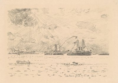 Ritorno della flotta da Frederick Childe Hassam