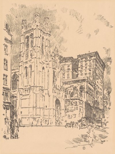 San Tommaso, New York, 1918 da Frederick Childe Hassam