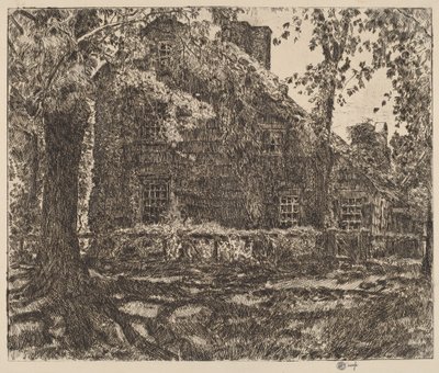 Il cottage di Home Sweet Home, Easthampton, 1921 da Frederick Childe Hassam
