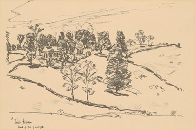 La piccola scuola, Terra di Nod, 1918 da Frederick Childe Hassam