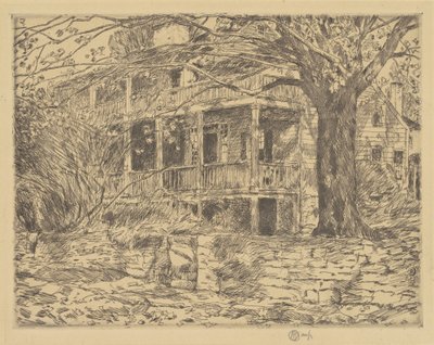 La Vecchia Casa, Cos Cob, 1915 da Frederick Childe Hassam