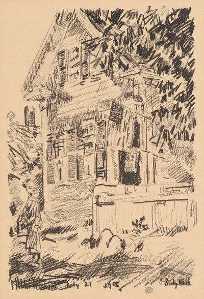 La bandiera di servizio da Frederick Childe Hassam