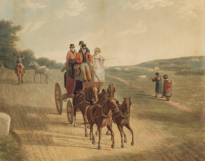 Diligenza, 1819 da Frederick Christian Lewis