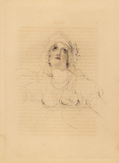 Ritratto di Lady Emma Hamilton, amante di Horatio Nelson da Frederick Christian Lewis
