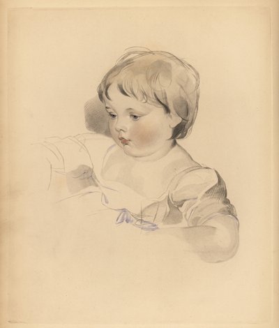 Ritratto di Rowland Bloxam, nipote di Sir Thomas Lawrence da Frederick Christian Lewis