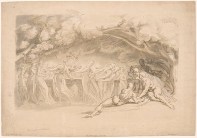 La danza delle ninfe, da La tempesta da Frederick Christian Lewis