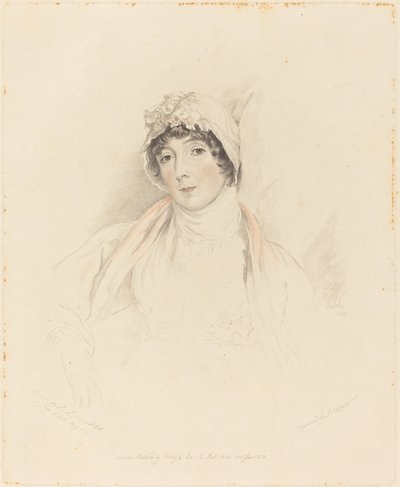 Lucy Lawrence da Frederick Christian Lewis I after Sir Thomas Lawrence