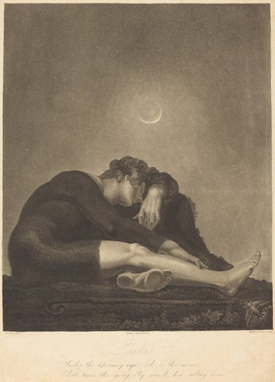 Lycidas da Frederick Christian Lewis I and Moses Haughton II after Henry Fuseli; published by Moses Haughton II