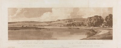 Vista di Belle Vue e Pont de Seve presa dalla Terrazza vicino a Pont de St. Cloud 1802; Tavola 13 Vedute di Parigi, il Volume Emanuel tracciamento della tavola B1981.25.2622 da Frederick Christian Lewis the Elder