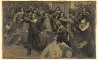 Scena nella Camera dei Comuni, 2 marzo 1629 da Frederick Coffay Yohn