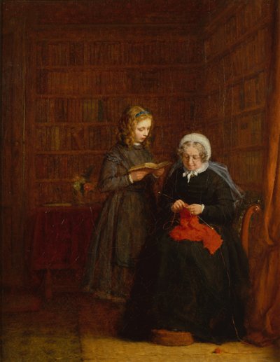 Ritratto di Mrs Hearne e della sua pronipote Fanny Sowman da Frederick Daniel Hardy