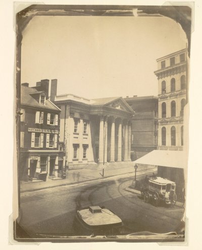 Prima Banca degli Stati Uniti, Filadelfia, 1859 da Frederick DeBourg Richards