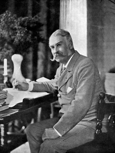 Sir William Schwenck Gilbert 1836-1911, drammaturgo e umorista inglese, 1911-1912 da Frederick Downer and Sons
