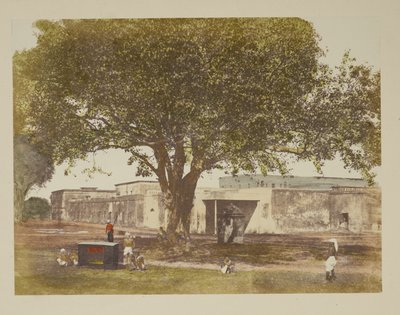 Carcere, Calcutta. Fotografo: Frederick Fiebig c 1851-1852. Vedute di Calcutta e distretti circostanti da Frederick Fiebig