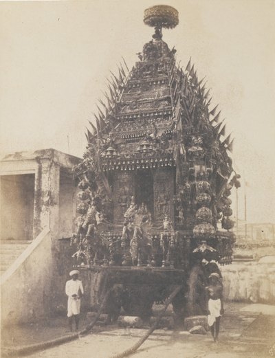 Carro di Juggernaut, Madras, 1850s da Frederick Fiebig