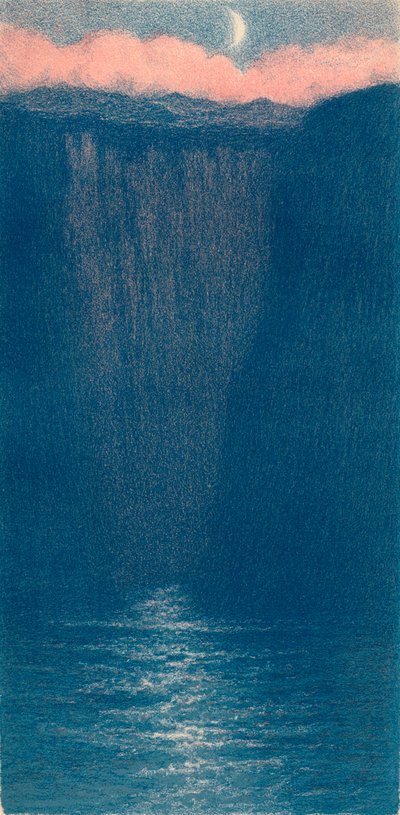 Auto-litografia di F. F. Foottet, c1900 da Frederick Francis Foottet