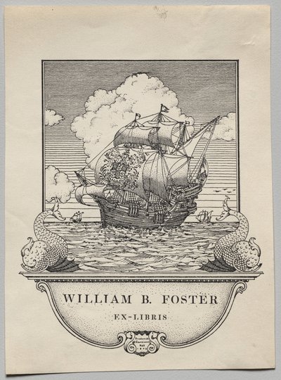 Ex Libris: William B. Foster da Frederick Garrison Hall