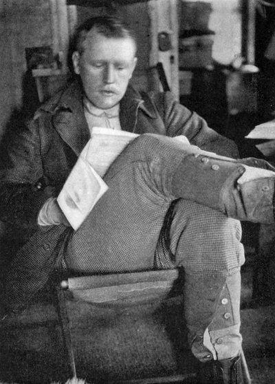Fridtjof Nansen dopo il lavaggio e la spazzolatura, 1896 1899 da Frederick George Jackson