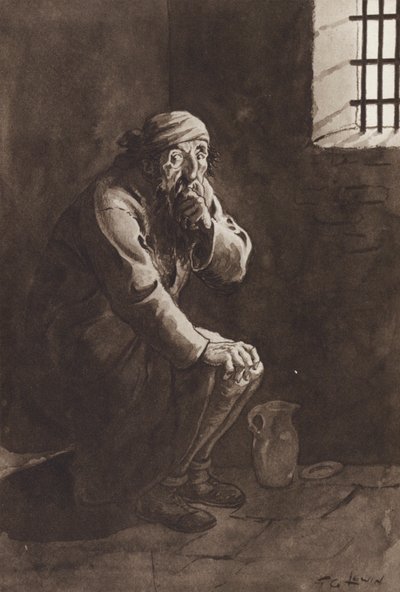 Fagin, da Oliver Twist, di Charles Dickens da Frederick George Lewin
