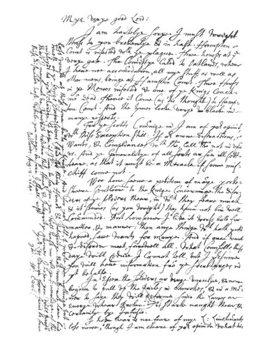 Lettera di William Laud, Arcivescovo di Canterbury, 1640, 1865 da Frederick George Netherclift