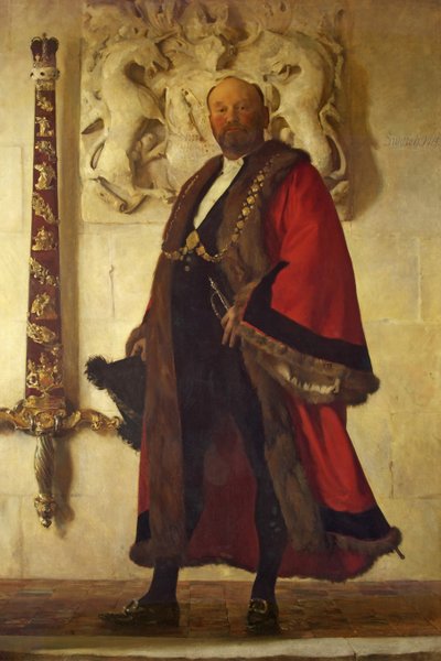 Alderman Sir John Swaish, Sindaco, c.1915 da Frederick George Swaish