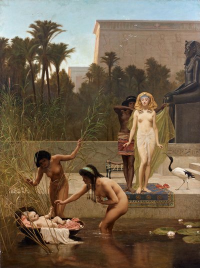 Il ritrovamento di Mosè da Frederick Goodall