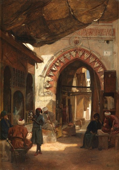 Il Gran Bazar, Il Cairo da Frederick Goodall