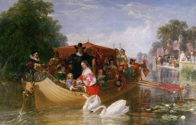 I giorni più felici di Carlo I, 1855 da Frederick Goodall