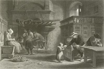 Il Pasto Casalingo, Bretagna da Frederick Goodall