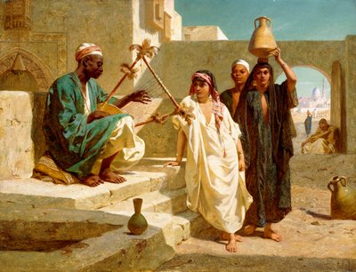 Il canto dello schiavo nubiano da Frederick Goodall