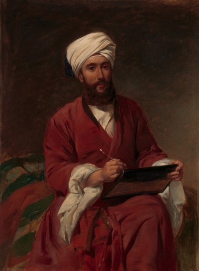William Edward Dighton in abito mediorientale da Frederick Goodall