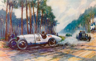 Il primo successo americano in un Gran Premio avvenne quando la Duesenberg di Jimmy Murphy ebbe successo a Le Mans nel 1921 da Frederick Gordon (after) Crosby