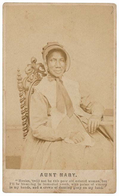 Zia Mary Dines, c. 1865 (foto) da Frederick Gutekunst