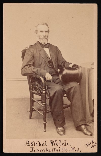 Ritratto di Ashbel Welch da Frederick Gutekunst