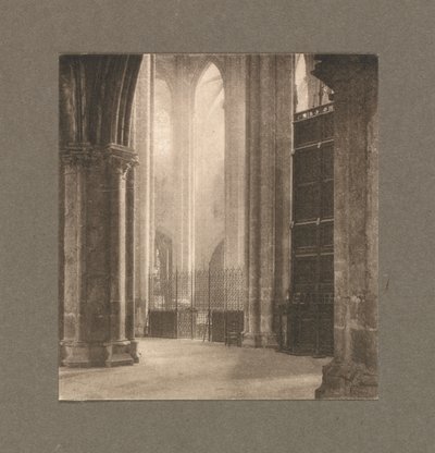 Altezza e luce nella cattedrale di Bourges da Frederick Henry Evans