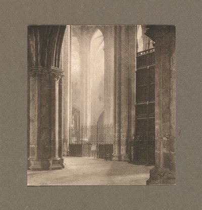 Camera Work: Altezza e luce nella cattedrale di Bourges, 1903 da Frederick Henry Evans