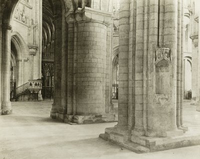 Cattedrale di Ely: Ottagono al coro dalla navata nord da Frederick Henry Evans