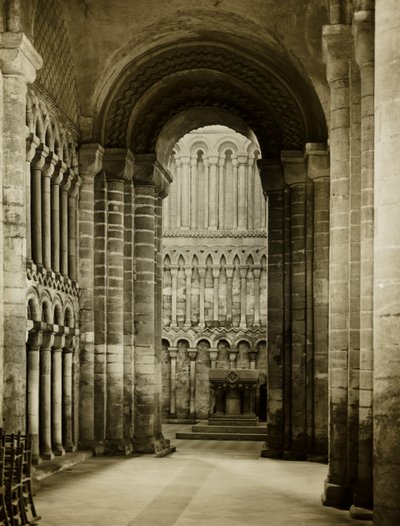 Cattedrale di Ely: Estremità occidentale della navata sud da Frederick H. Evans
