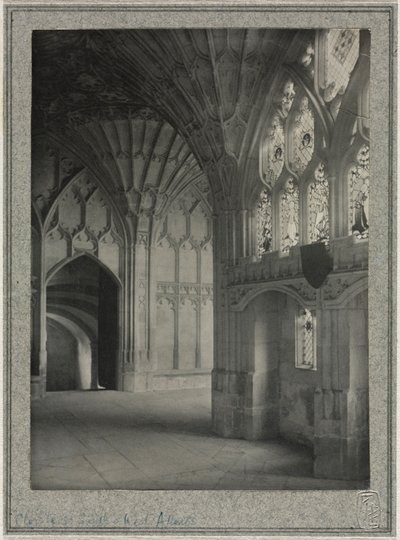 Cattedrale di Gloucester - Chiostri: Corridoi Sud e Ovest, c. 1900 da Frederick Henry Evans