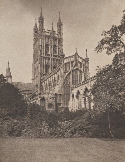 Cattedrale di Gloucester da sud-est da Frederick Henry Evans