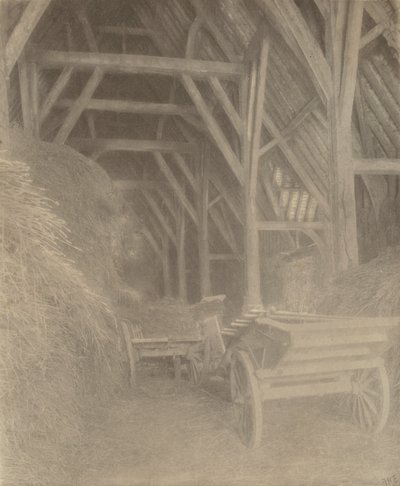 Granaio di Cokkeswell (vicino a Kelmscott): Interno da Frederick H. Evans