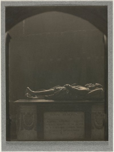 Abbazia di Westminster, Tomba di Sir Georges Villiers da Frederick Henry Evans