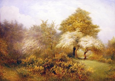 Primavera a Epping vicino a Buckhurst Hill da Frederick Henry Evans